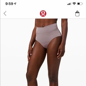 Lulu lemon high waisted swim bottoms